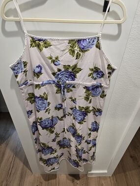Kate Spade Floral Spaghetti-Strap Dress